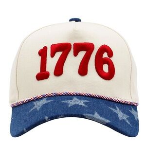 1776 American USA Patriotic Embroidered Baseball Cap